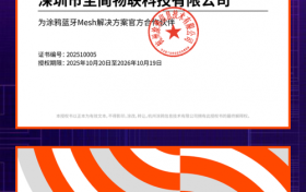 涂鸦智能“蓝牙Mesh解决方案官方合作伙伴”名单揭晓！